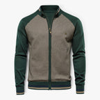 Old Fortune | Herenhoodie met opstaande kraag en panelen