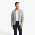 Old Fortune | Geribd vest voor heren met ritssluiting