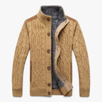 Old Fortune | Herren-Cardigan mit hohem Kragen