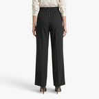 Old Fortune | Women's Wide-Leg Pants with Decorative Buttons