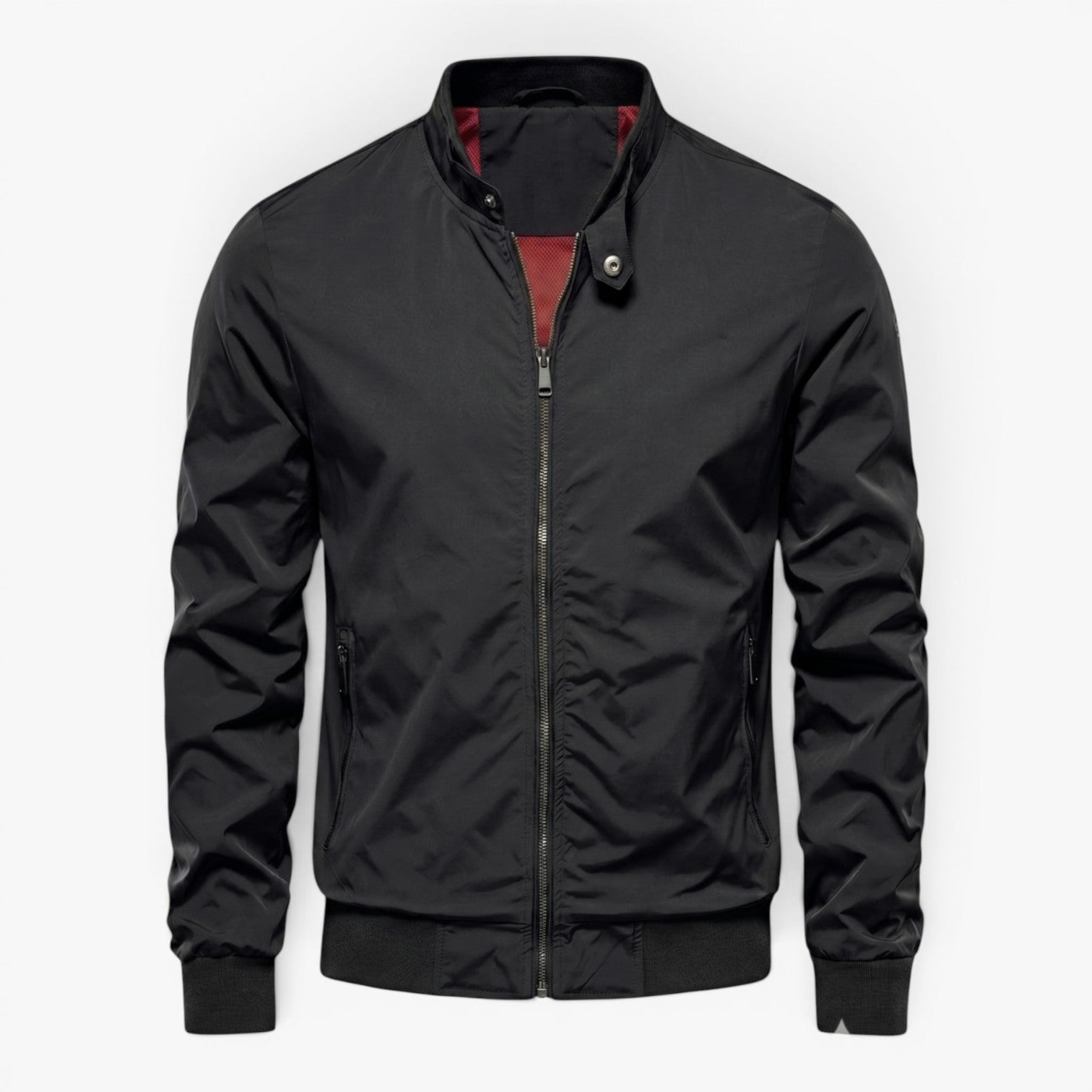 Old Fortune | Herren Leichte Bomberjacke mit Stehkragen