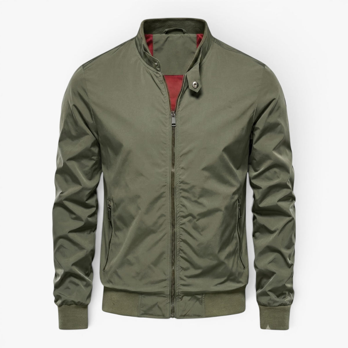 Old Fortune | Herren Leichte Bomberjacke mit Stehkragen
