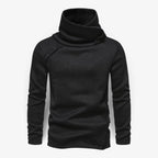 Old Fortune | Herrenpullover mit hohem Kragen und Knöpfen