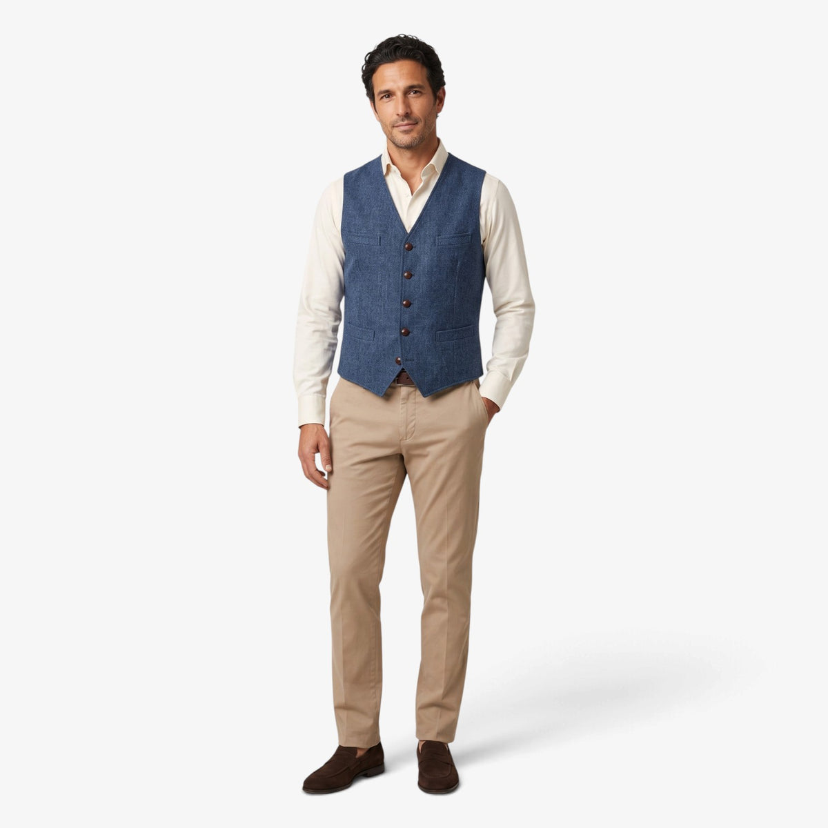 Old Fortune | Men's suit vest with a V-neckline