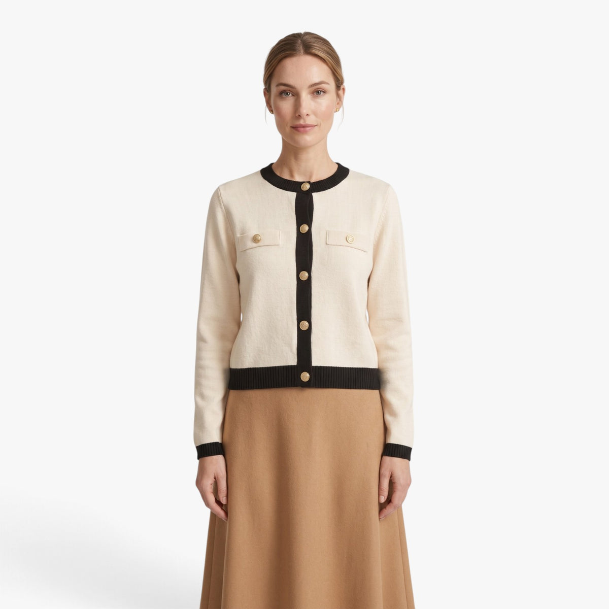 Old Fortune | Women's cardigan with decorative buttons