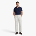 Old Fortune | Herrenhose mit Nadelstreifen und Bundfalten