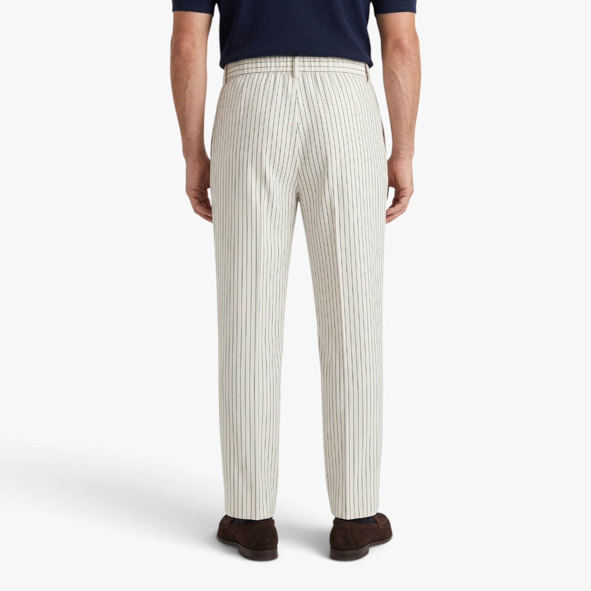Old Fortune | Herrenhose mit Nadelstreifen und Bundfalten