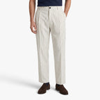 Old Fortune | Herrenhose mit Nadelstreifen und Bundfalten