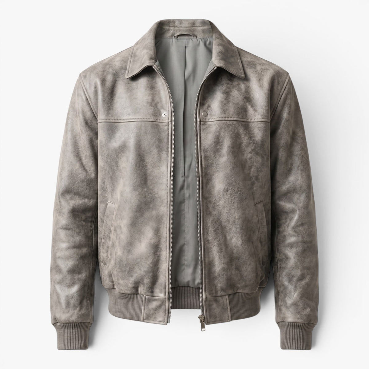 Old Fortune | Herren Bomberjacke aus Vintage-Ökoleder