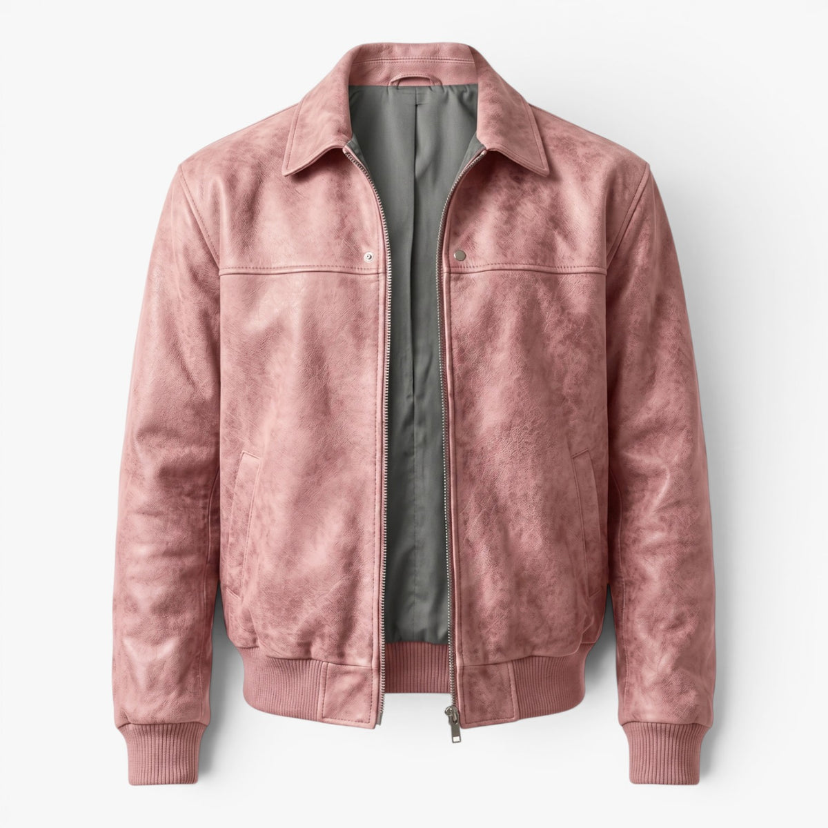 Old Fortune | Herren Bomberjacke aus Vintage-Ökoleder