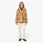 Old Fortune | Women's Teddy Jacket with Decorative Trim