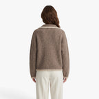Old Fortune | Damen-Cardigan mit kontrastierender Einfassung