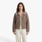 Old Fortune | Damen-Cardigan mit kontrastierender Einfassung