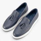 Old Fortune | Heren instap mocassins met decoratieve kwastjes