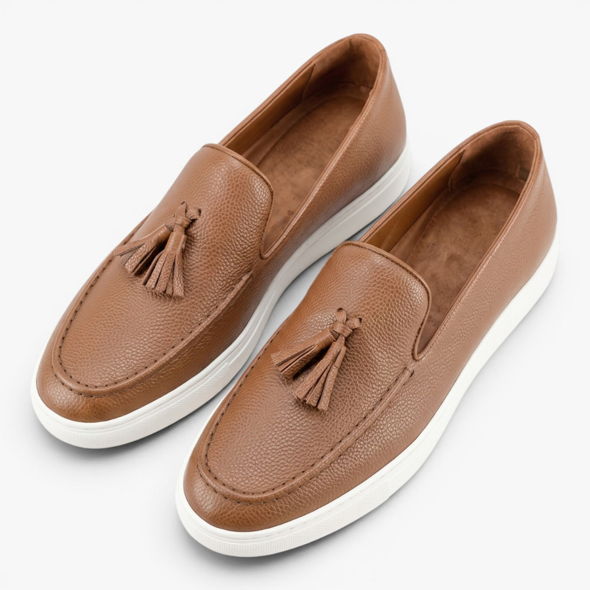 Old Fortune | Herren Slipper zum Hineinschlüpfen mit dekorativen Quasten