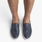 Old Fortune | Heren instap mocassins met decoratieve kwastjes