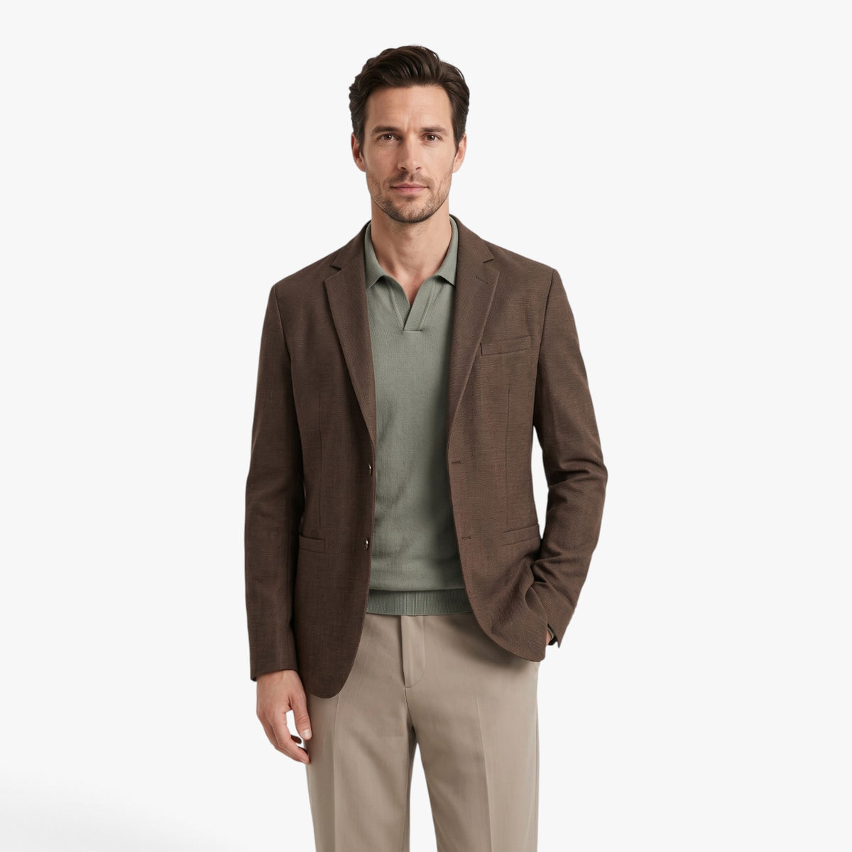 Old Fortune | Męska Elegancka Marynarka Smart Casual Slim Fit