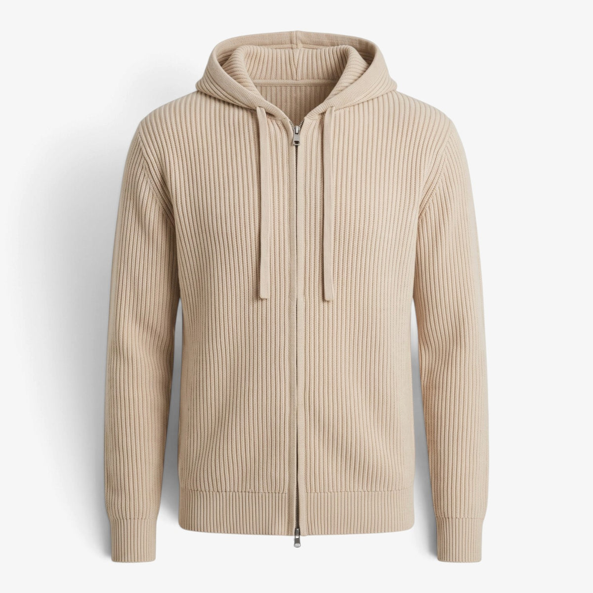 Old Fortune | Herren-Cardigan mit Kapuze und Reißverschluss
