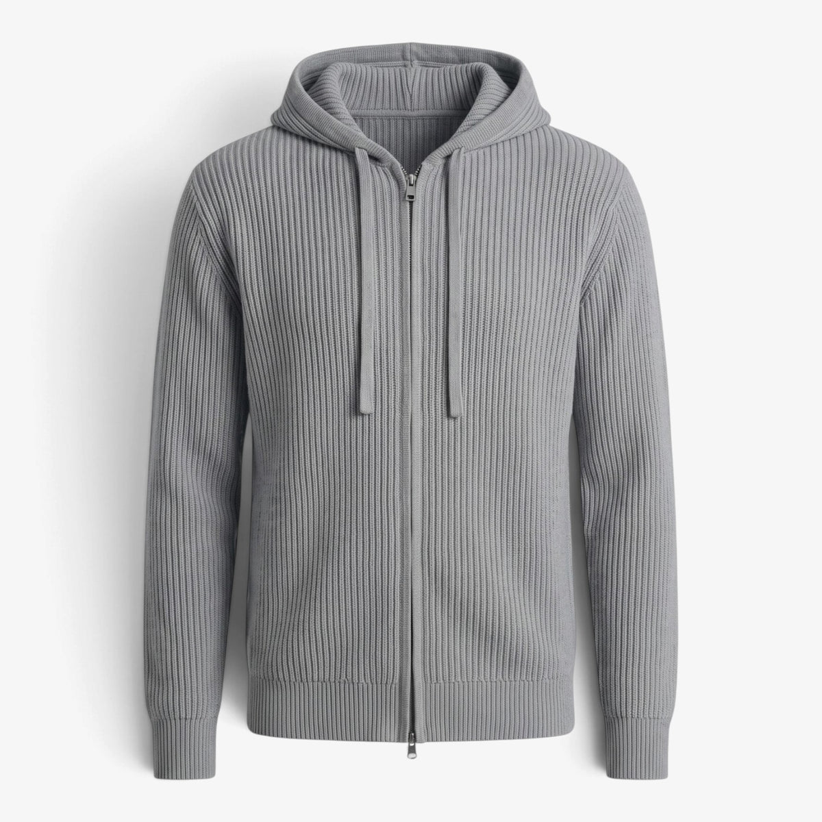 Old Fortune | Herren-Cardigan mit Kapuze und Reißverschluss
