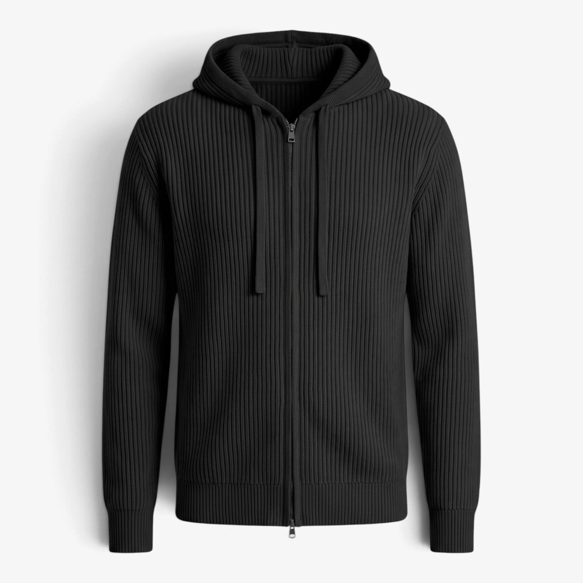 Old Fortune | Herren-Cardigan mit Kapuze und Reißverschluss