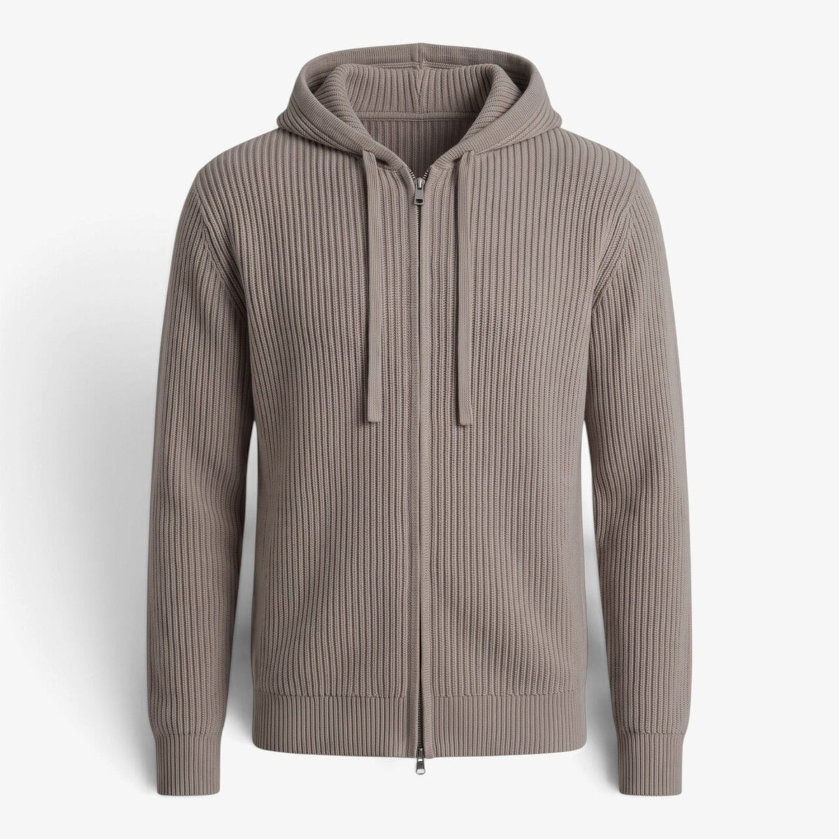 Old Fortune | Herren-Cardigan mit Kapuze und Reißverschluss