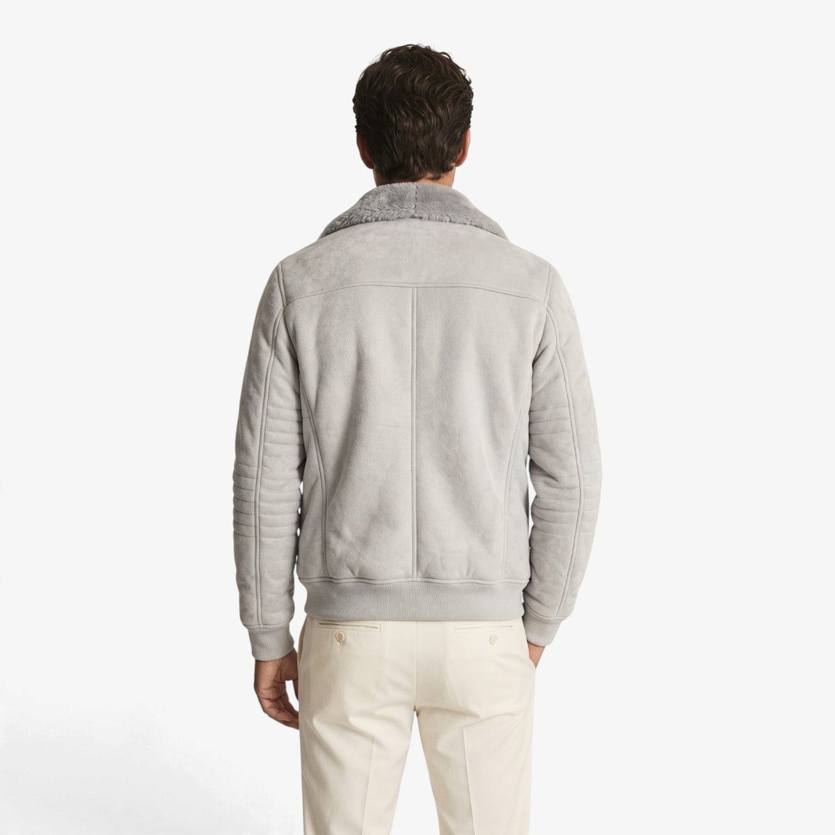 Old Fortune | Men's jacket with a faux-fur collar