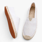 Old Fortune | Men's Canvas Slip-On Espadrilles with Woven Sole
