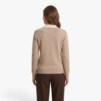 Old Fortune | Women's Argyle Polo Sweater