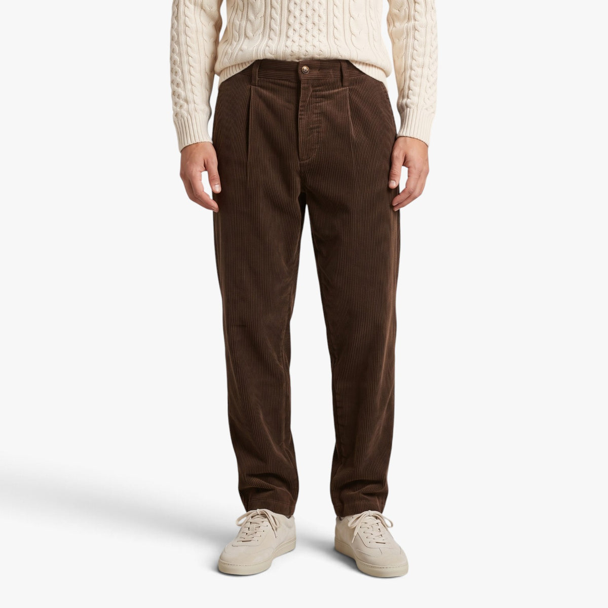 Old Fortune | Straight-leg corduroy pants