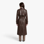 Old Fortune | Women's Long Belted Trench Coat