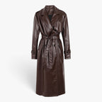Old Fortune | Women's Long Belted Trench Coat