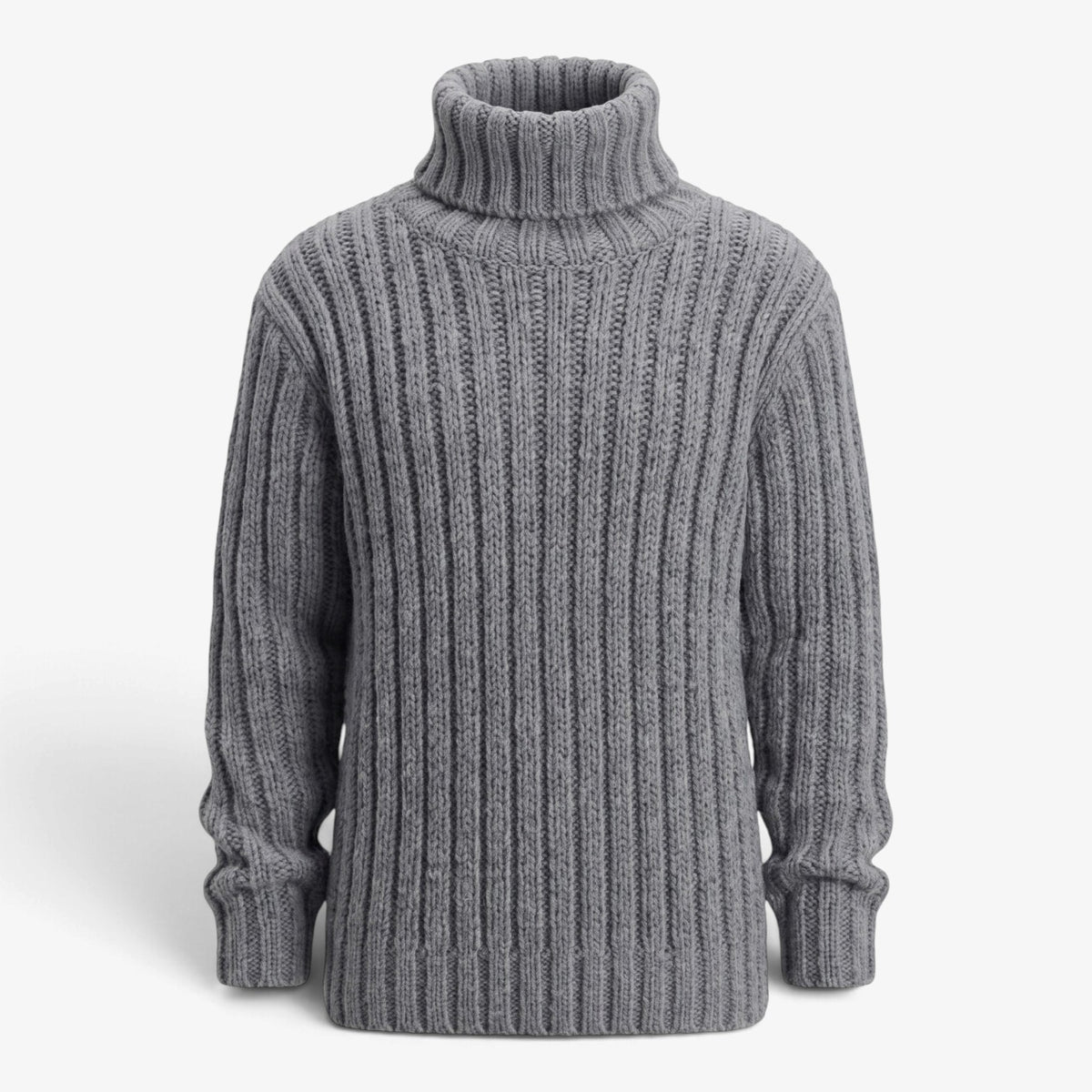 Old Fortune | Męski sweter z golfem o grubym splocie