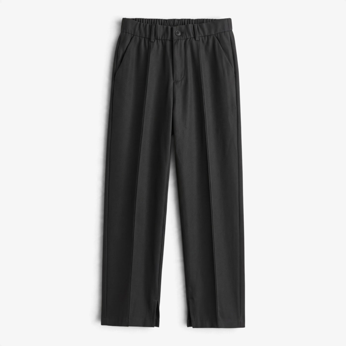 Old Fortune | Men's straight-leg faux leather trousers