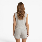 Old Fortune | Damen Gestreiftes Set mit Weste und Shorts