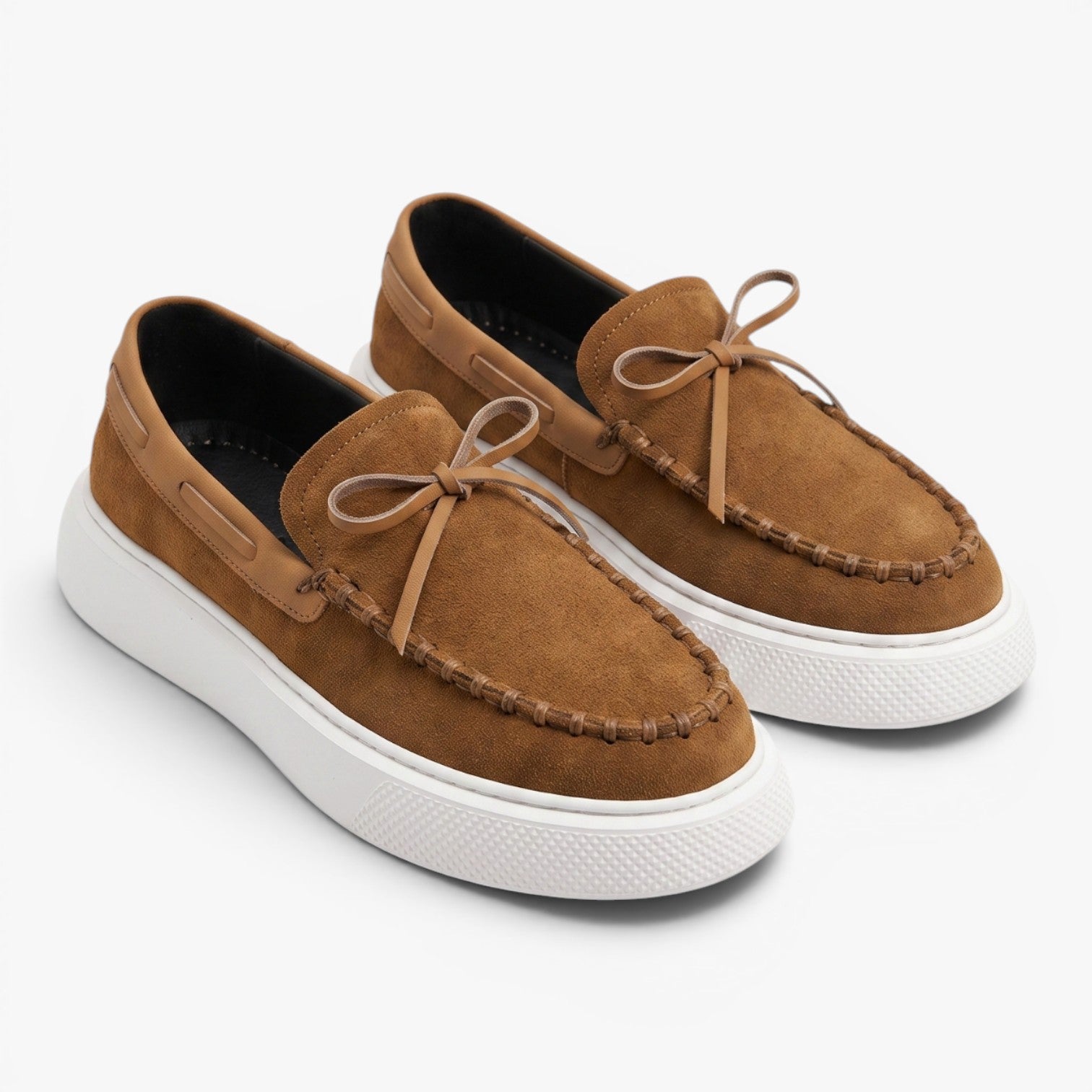 Old Fortune | Herren Slipper Mokassins Casual mit kontrastierender Sohle