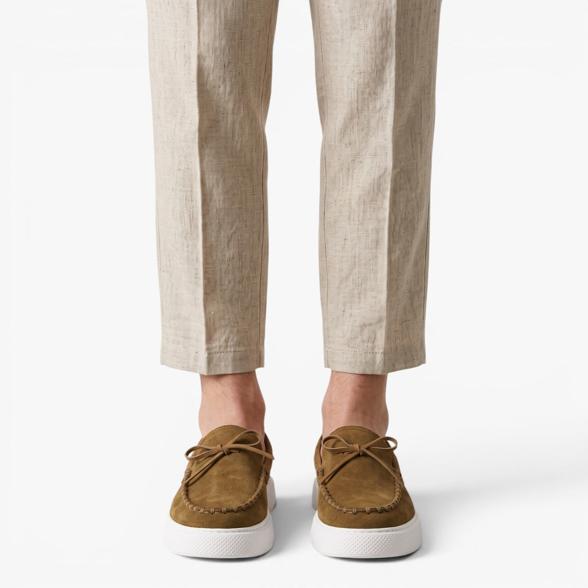 Old Fortune | Herren Slipper Mokassins Casual mit kontrastierender Sohle