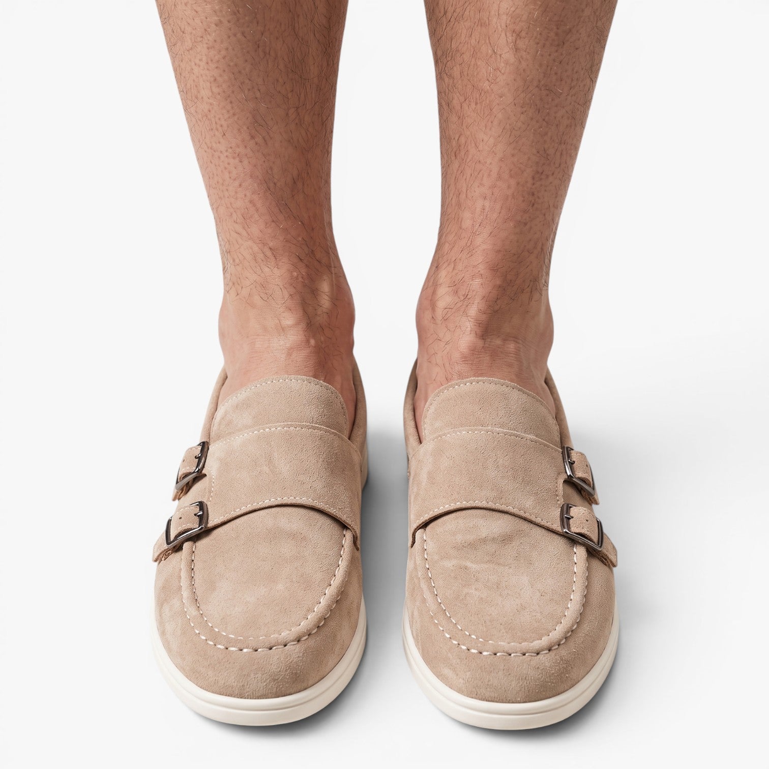 Old Fortune | Herrenschuhe mit dekorativem Riemen und Schnalle