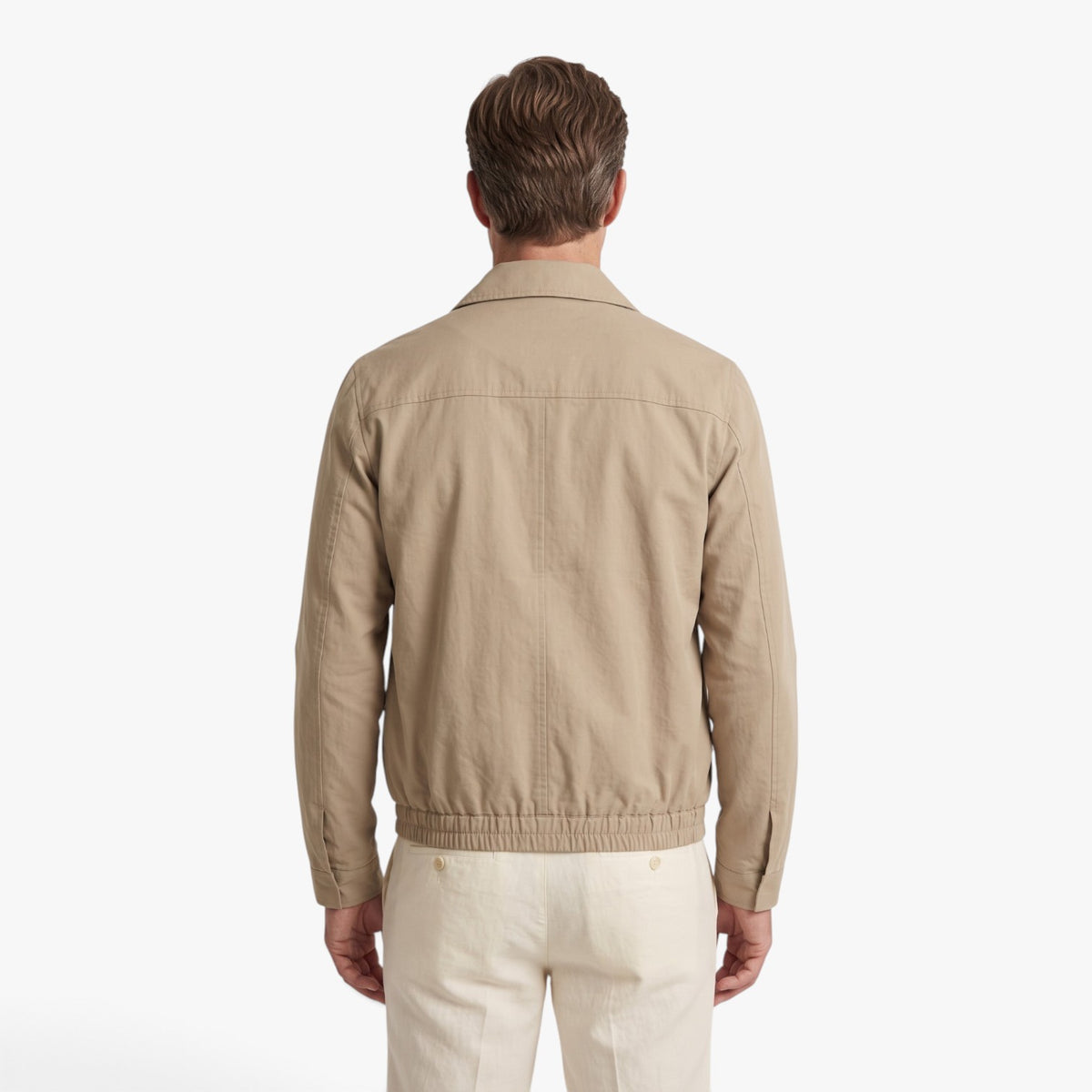 Old Fortune | Men's Harrington Jacket with Collar