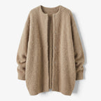 Old Fortune | Damesvest met een verlengde snit en drukknoopsluiting