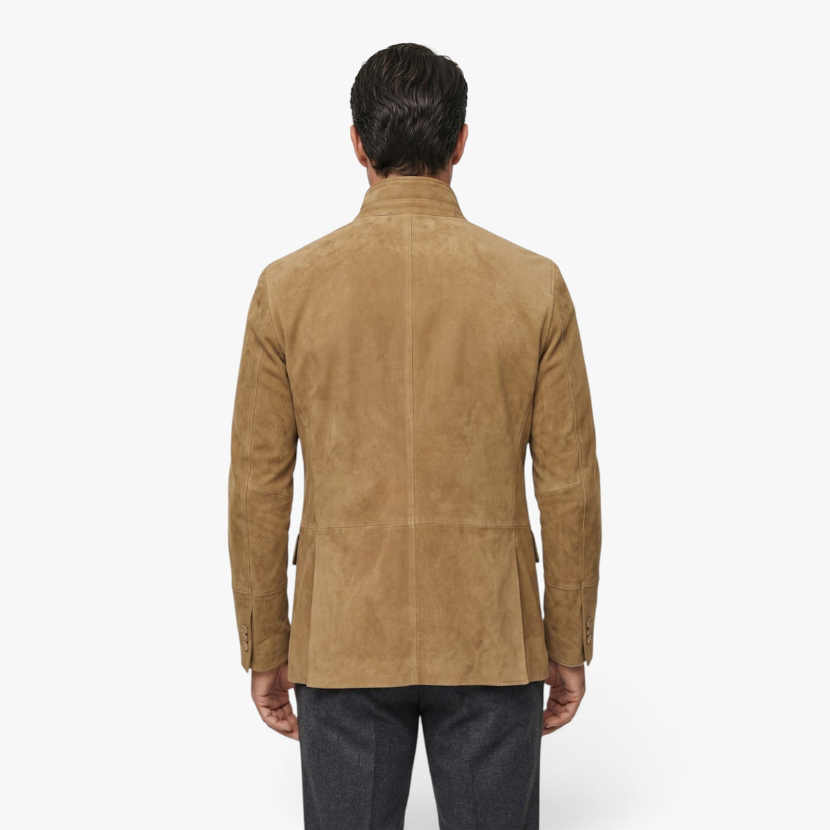 Old Fortune | Herrenjacke mit Wildlederbesatz