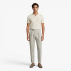 Old Fortune | Herren Hose mit Bundfalten und Taillenverstellung