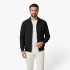 Old Fortune | Men’s jacket with a textured finish and zipper