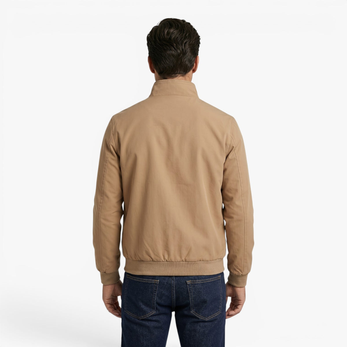 Old Fortune | Herren Bomberjacke Smart Casual mit Stehkragen