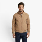Old Fortune | Herren Bomberjacke Smart Casual mit Stehkragen