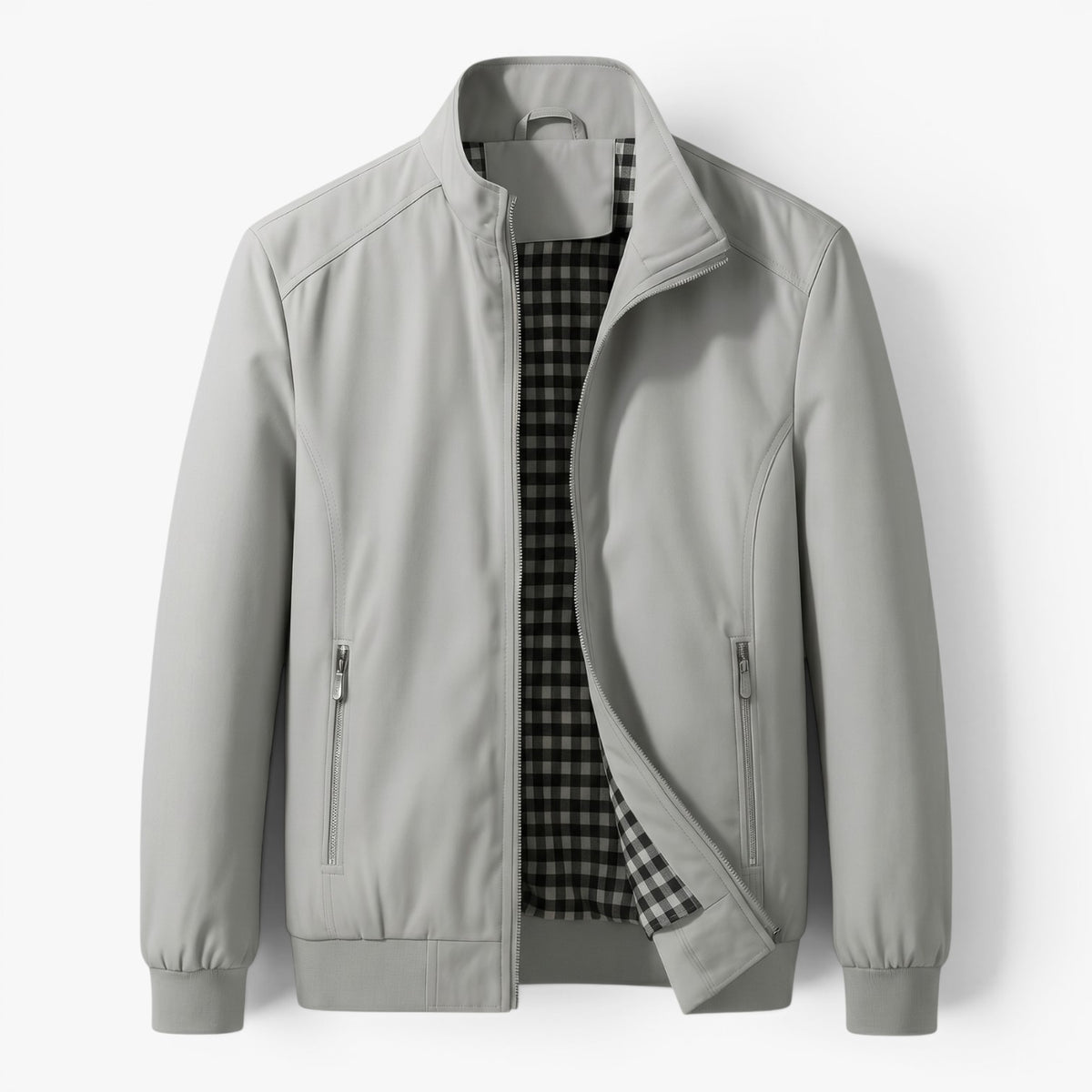 Old Fortune | Herren Bomberjacke Smart Casual mit Stehkragen
