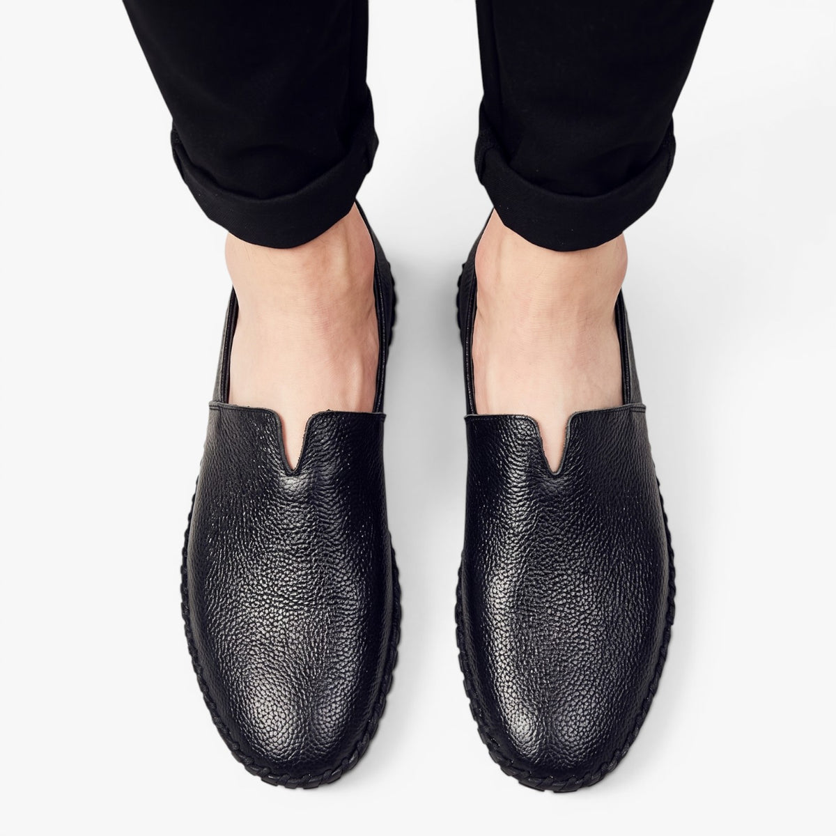 Old Fortune | Herren Leder Slipper Casual mit weicher Sohle