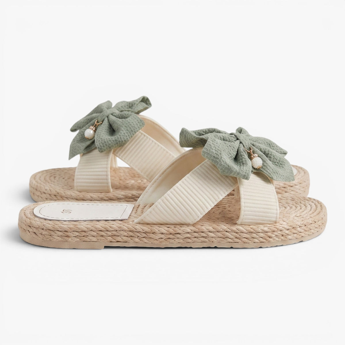 Old Fortune | Damskie Klapki z Kokardą w Stylu Boho
