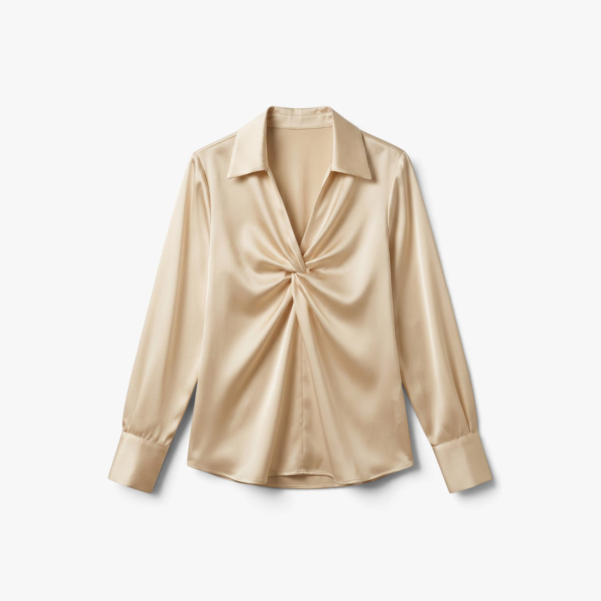 Old Fortune | Damska Elegancka Bluzka z Drapowanym Przodem