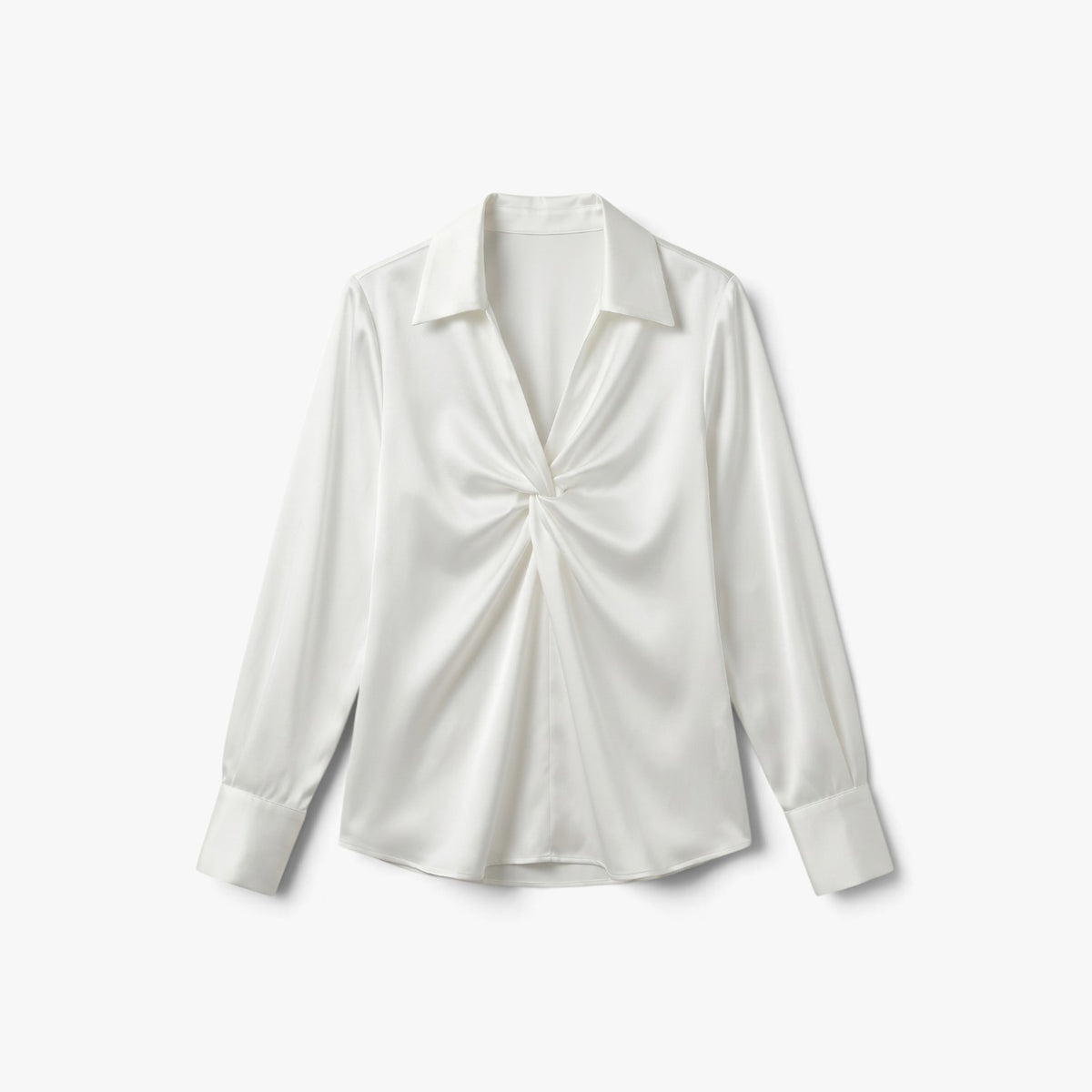 Old Fortune | Damska Elegancka Bluzka z Drapowanym Przodem