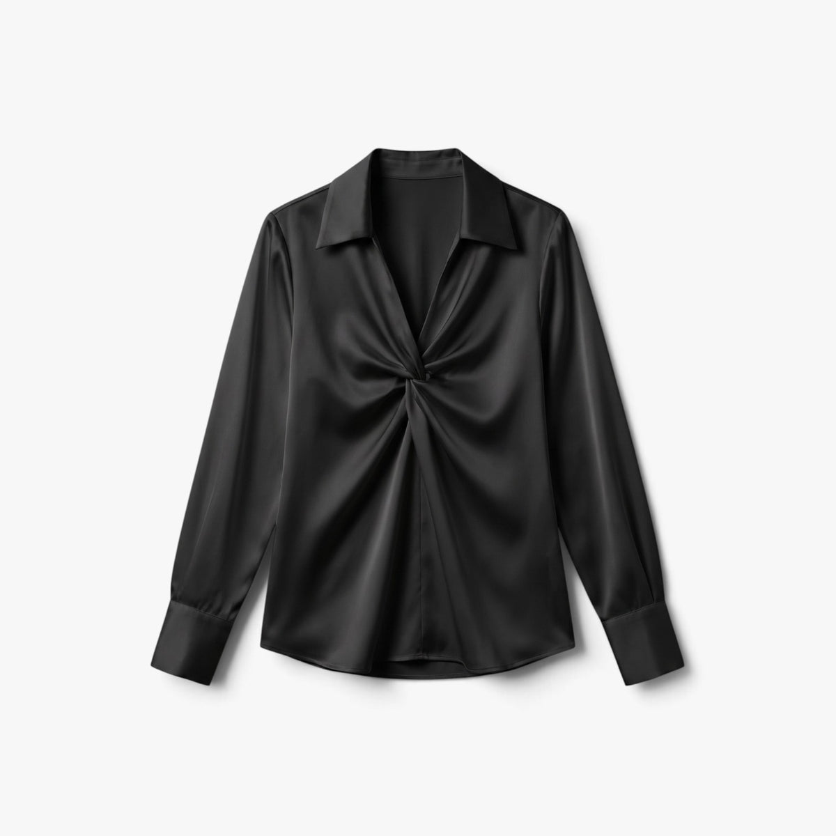 Old Fortune | Damska Elegancka Bluzka z Drapowanym Przodem